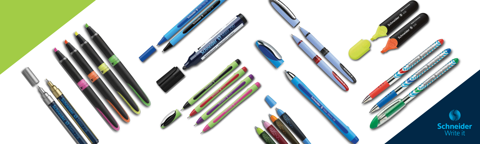 SCHNEIDER LINE-UP FINELINER - available in 14 brilliant colors; 0.4mm