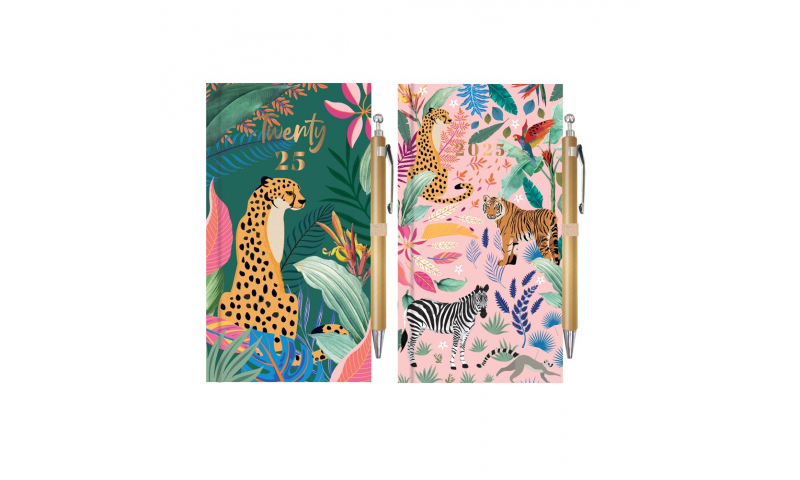 Tallon Slim Diary & Pen Gift Set, Safari, 2 assorted.  DELIVERY AUGUST.