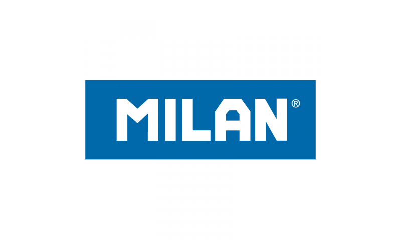 MILAN Can 60 School Look Soft Synthetic Rubber Erasers With Protective Case  Clear