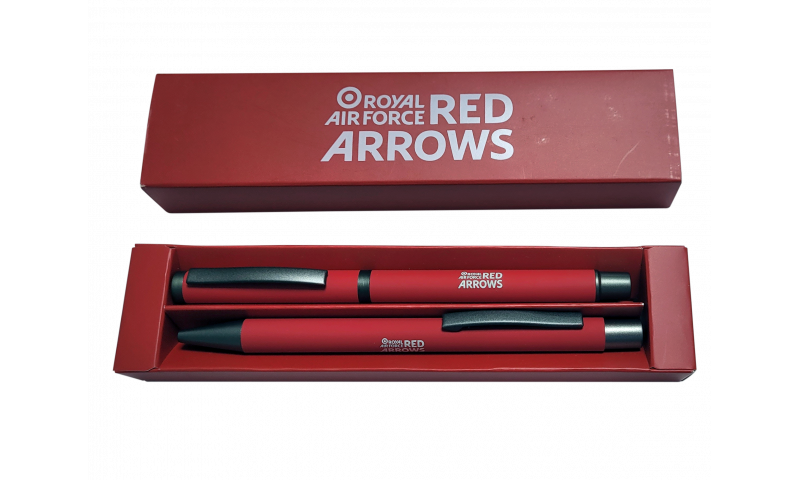 Red Arrows Metal Ballpen & Rollerball Set