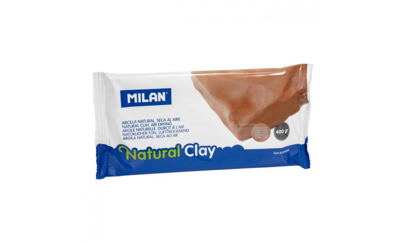 Milan Air Dry Natural Clay, Terracotta, 400g