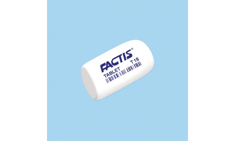 Factis Medium Tablet Eraser 118, Box of 18