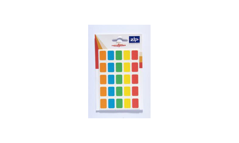 Necessities Coloured Rectangular Labels 120 per Pack 12x18mm - Asstd Colours