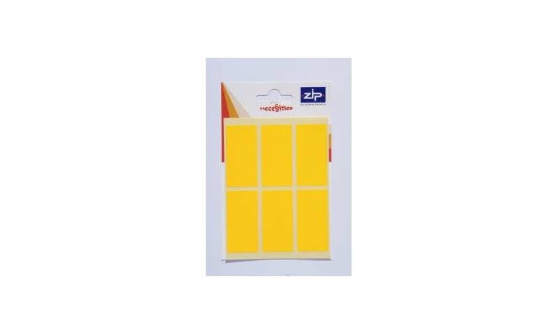 Necessities Flourescent  Rectangular Labels 24 per Pack 25x50mm - Orange