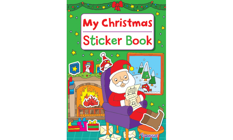 Squiggle My Christmas XMAS Sticker Activity Book