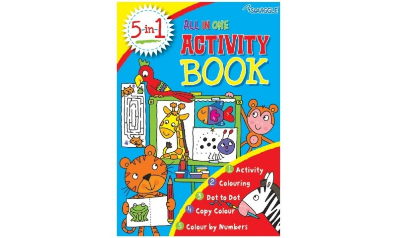 Squiggle A4 All-in-one Activity Book.